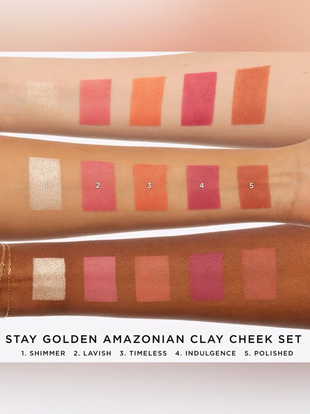 TARTE STAY GOLDEN AMAZONIAN CLAY CHEEK SET